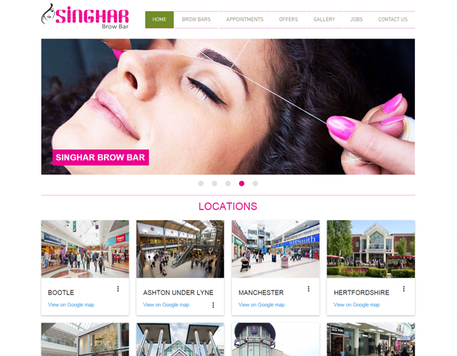 Beauty Parlour Website